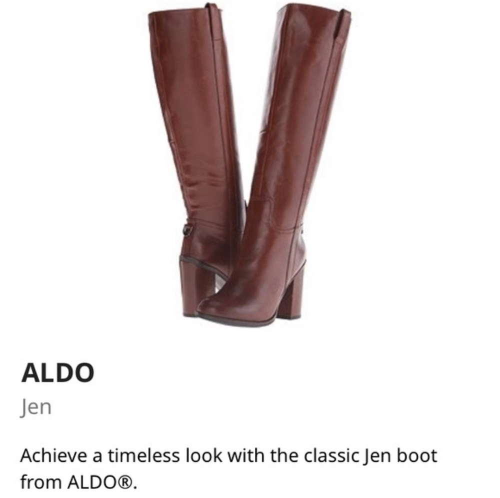 Brown Aldo leather boots